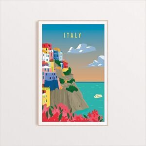 Colorful Italy Print 